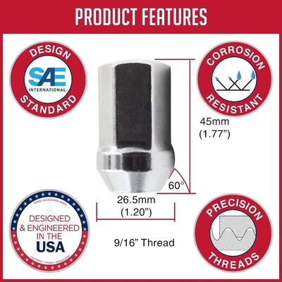 COYOTE WHEEL ACCESSORIES - 531167 - Wheel Lug Nut pa2