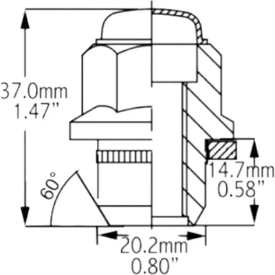 COYOTE WHEEL ACCESSORIES - 58K544 - Lug Wheel Installation Kit pa2