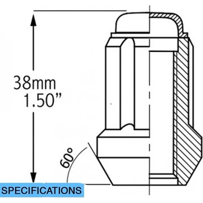 COYOTE WHEEL ACCESSORIES - 631148S - Lug Nuts pa2