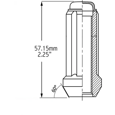 COYOTE WHEEL ACCESSORIES - 631167XL - Lug Nut pa2