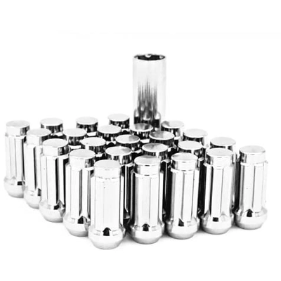 WEST COAST WHEEL ACCESSORIES - DPC5614ST - Bulge Acorn Spline Lug Nuts pa2