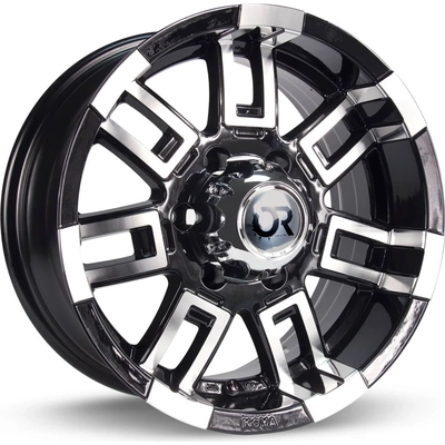 Crush Black Machined Wheel by RTX (16x8 12mm) pa4