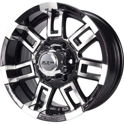 Crush Black Machined Wheel by RTX (16x8 12mm) pa5
