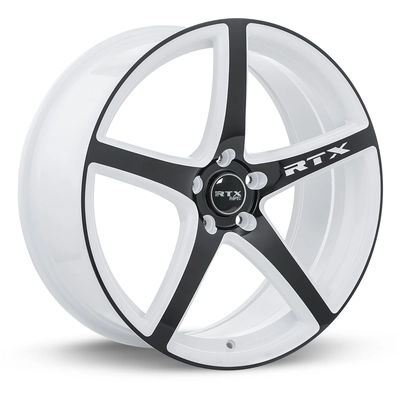 Illusion White and Black Wheel by RTX (20x8.5 45mm) pa1