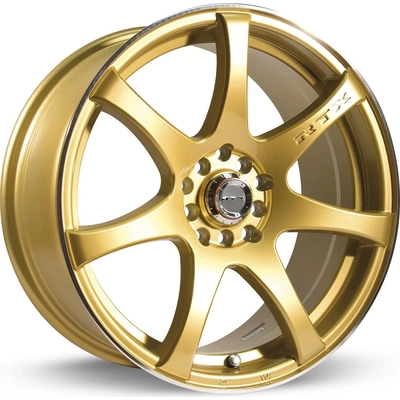 Ink Gold Machined Wheel by RTX (17x7.5 42mm) pa1