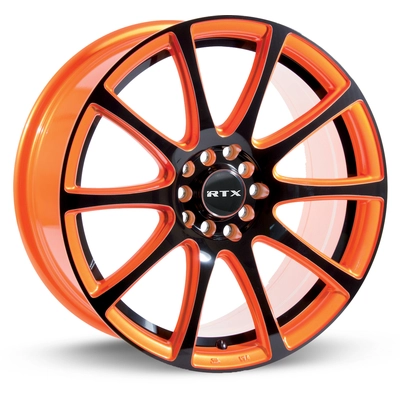 Blaze Orange and Black Wheel by RTX (17x7.5 42mm) pa1