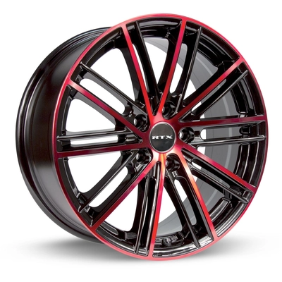 Strobe 5 Black Machined Red Wheel by RTX (18x8 45mm) pa1