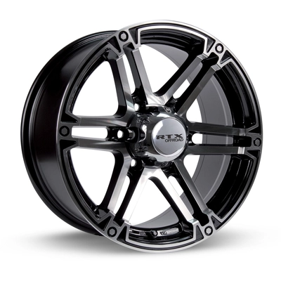 Slate Black Machined Wheel by RTX (17x8 25mm) pa1