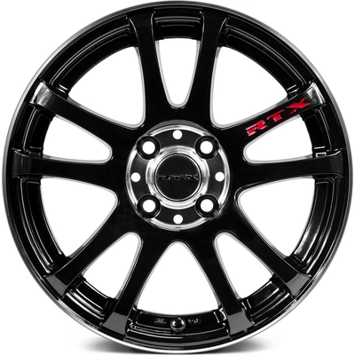 Twin Black Machined Wheel by RTX (15x6.5 38mm) pa2