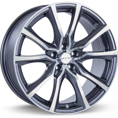 Contour Gunmetal Machined Wheel by RTX (17x7.5 40mm) pa1
