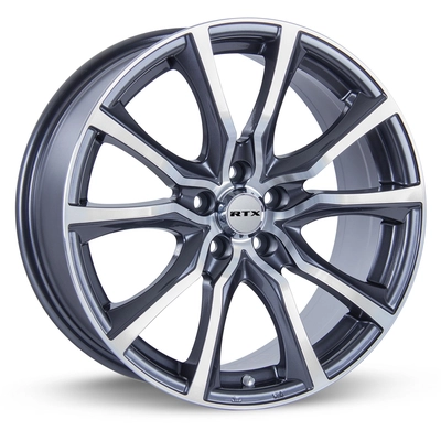 Contour Gunmetal Machined Wheel by RTX (18x8 42mm) pa1