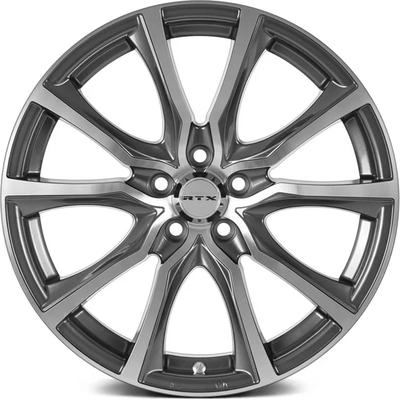 Contour Gunmetal Machined Wheel by RTX (18x8 42mm) pa2