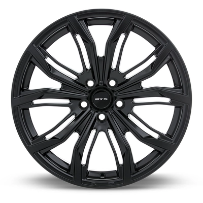 Black Widow Satin Black Wheel by RTX (17x7.5 42mm) pa1