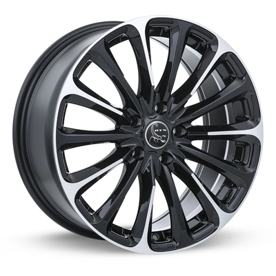 Poison Black Machined Wheel by RTX (17x7.5 42mm) pa1