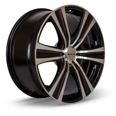 Aspen Black Machined Wheel by RTX (18x8 35mm) pa2