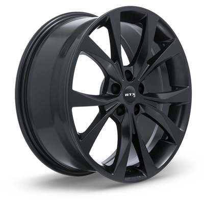 Flint Satin Black Wheel by RTX (18x8 42mm) pa2