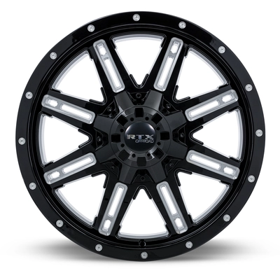 Ravine Black Milled Wheel by RTX (17x8 15mm) pa3