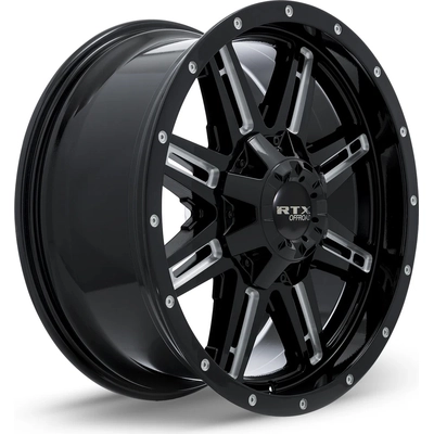 Ravine Black Milled Wheel by RTX (17x8 10mm) pa2