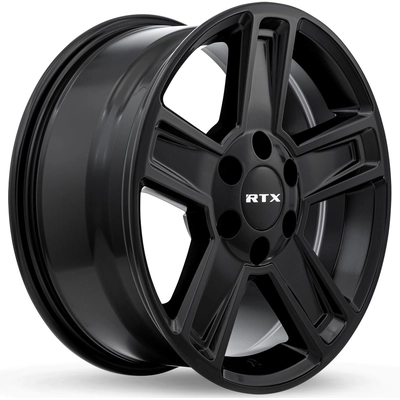 Glacier Satin Black Wheel by RTX (18x8 15mm) pa2