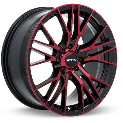 Vertex Black Machined Red Wheel by RTX (17x7.5 40mm) pa1