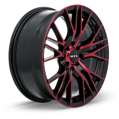 Vertex Black Machined Red Wheel by RTX (18x8 40mm) pa1