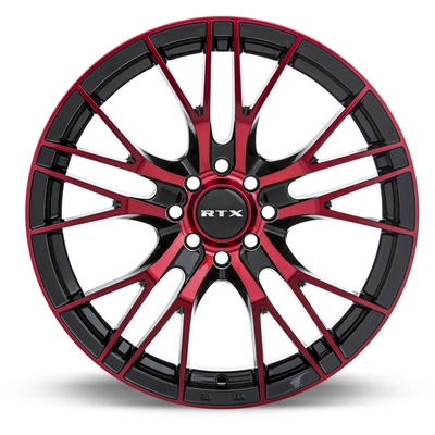 Vertex Black Machined Red Wheel by RTX (18x8 40mm) pa3