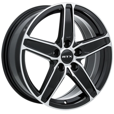 Frost Black Machined Wheel by RTX (17x7 42mm) pa1