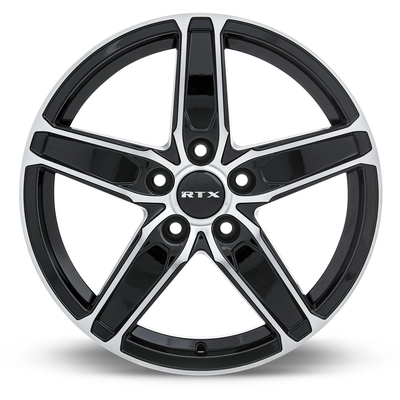 Frost Black Machined Wheel by RTX (17x7 42mm) pa2