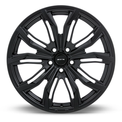 Black Widow Satin Black Wheel by RTX (19x8.5 35mm) pa2