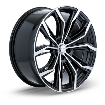 Black Widow Black Machined Wheel by RTX (16x7 40mm) pa2