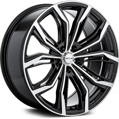 Black Widow Black Machined Wheel by RTX (18x8 35mm) pa1