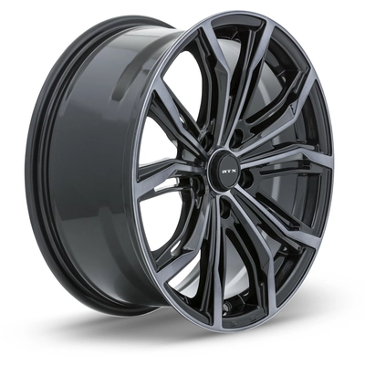 Black Widow Black Machined Grey Wheel by RTX (16x7 40mm) pa2