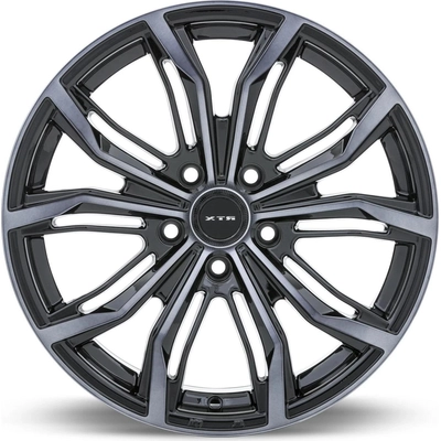 Black Widow Black Machined Grey Wheel by RTX (17x7.5 42mm) pa4