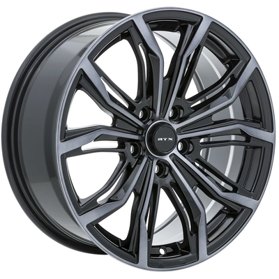 Black Widow Black Machined Grey Wheel by RTX (18x8 40mm) pa1
