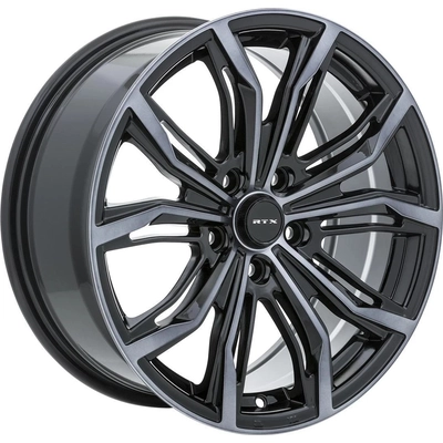 Black Widow Black Machined Grey Wheel by RTX (18x8 35mm) pa1