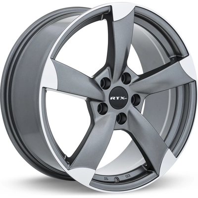 RS II Satin Gunmetal Machined Wheel by RTX (17x7.5 45mm) pa1