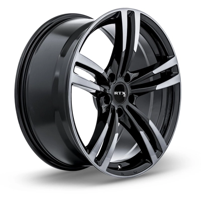 Graz Black Machined Grey Wheel by RTX (19x8.5 35mm) pa2