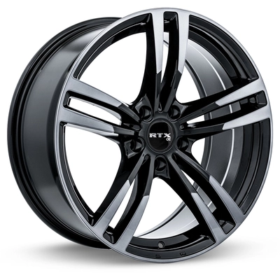 Graz Black Machined Grey Wheel by RTX (19x8.5 35mm) pa3