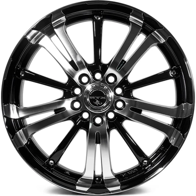 Arsenic Black Machined Wheel by RTX (16x7 40mm) pa3