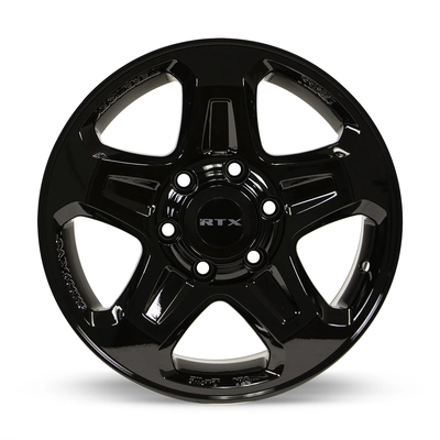 Courier Gloss Black Wheel by RTX (16x7 30mm) pa2