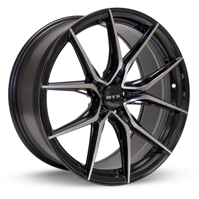 Slick Black Machined Wheel by RTX (17x7.5 42mm) pa1