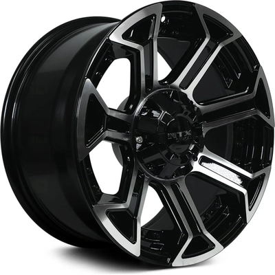 Peak Gloss Black Machined Wheel by RTX (20x9 0mm) pa1