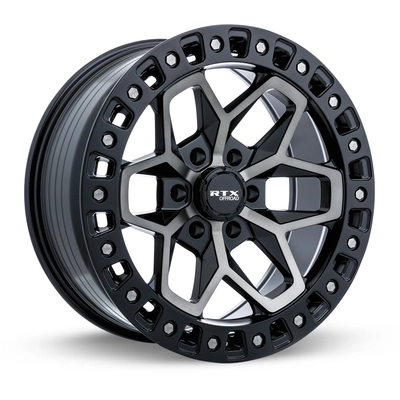 Zion Satin Black Tinted Bronze Wheel by RTX (17x9 -15mm) pa1
