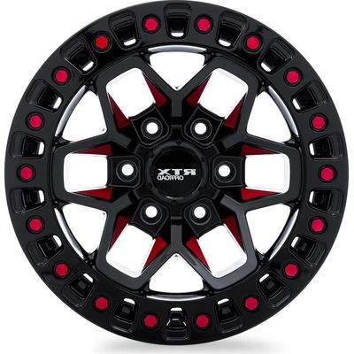 Zion Black Milled Red Wheel by RTX (17x9 -15mm) pa2