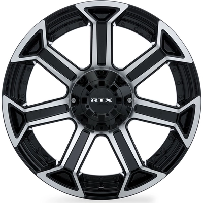 Peak Gloss Black Machined Wheel by RTX (20x10 -18mm) pa3