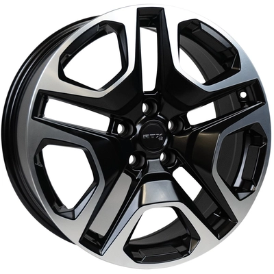 Osaka Satin Black Machined Wheel by RTX (18x7 35mm) pa1