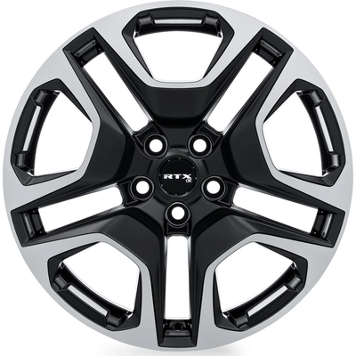 Osaka Satin Black Machined Wheel by RTX (18x7 35mm) pa3