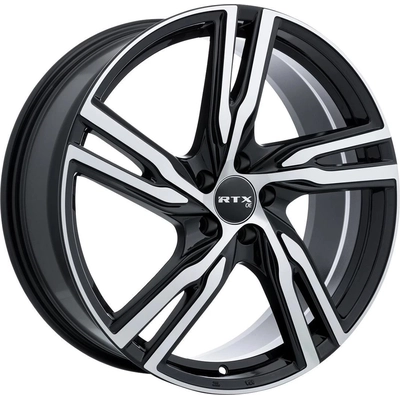 Gothenburg Gloss Black Machined Wheel by RTX (20x8 45mm) pa1