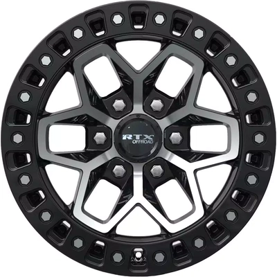 Zion Gloss Black Machined Wheel by RTX (17x9 0mm) pa3