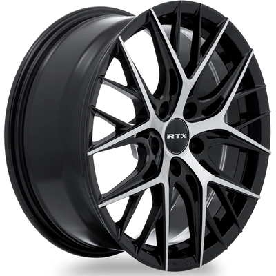 Valkyrie Gloss Black Machined Wheel by RTX (17x7.5 40mm) pa1